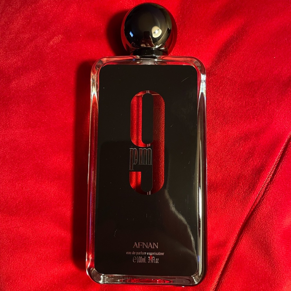Afnan 9 PM Eau de Parfum Spray 100ml 3.4 fl oz Regular Size Men's Fragrance